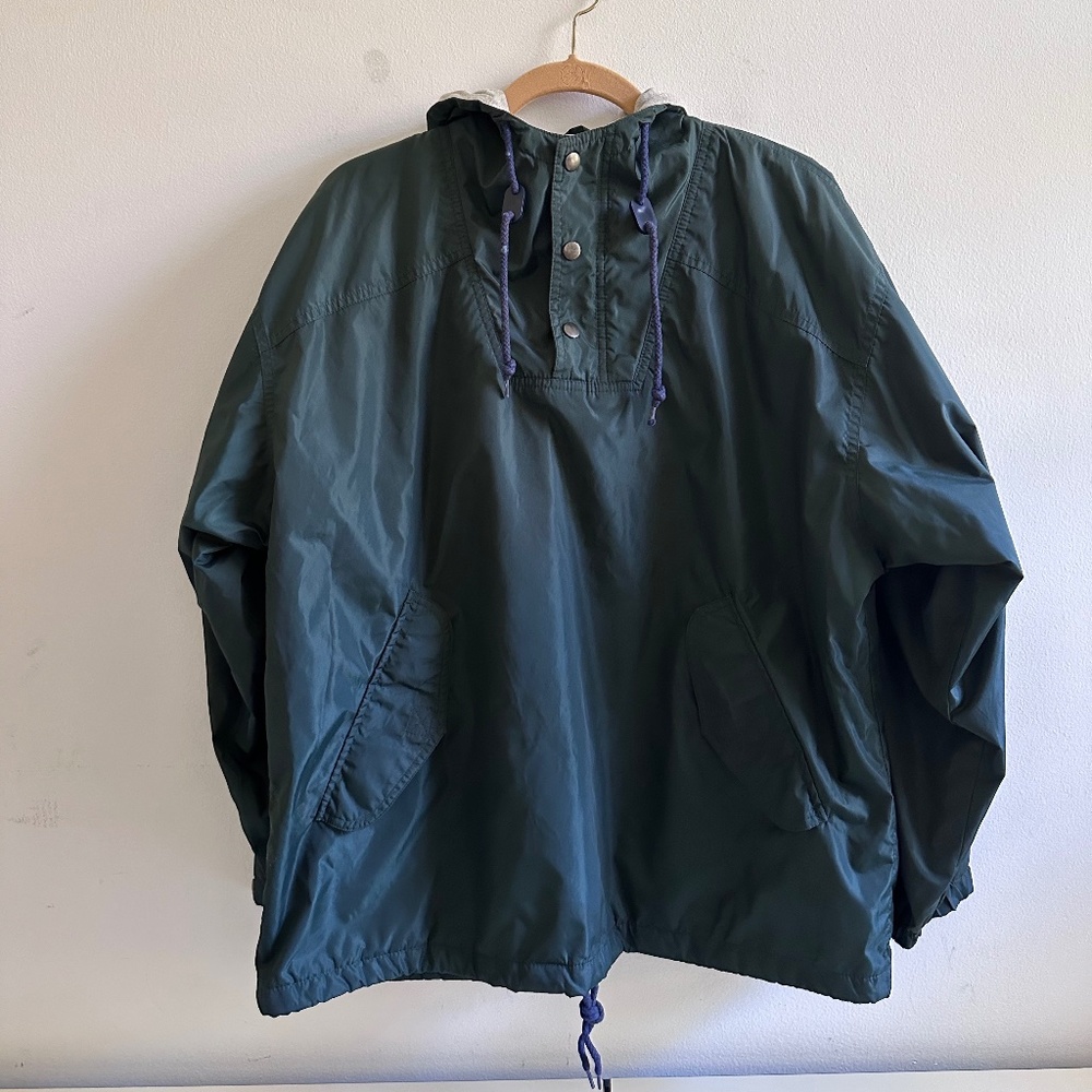 Gap Waterproof Hoodie, Forest Green, Size Small